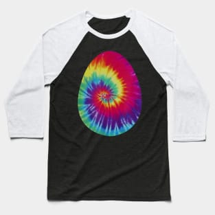 Tie Dye Easter Egg Colorful Hippie Easter Baseball T-Shirt